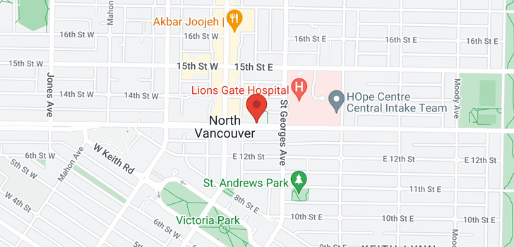 map of 507 112 E 13TH STREET